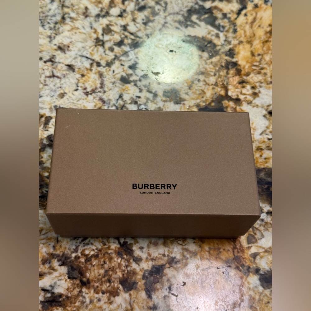New Authentic Burberry Luxury Sunglass Storage Box Brown